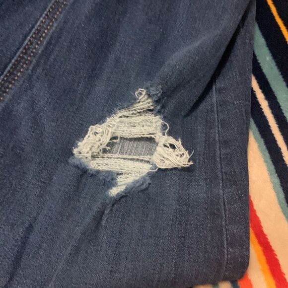 Lane Bryant jeans size 14 High Rise Straight Crop - Picture 2 of 4